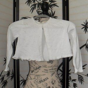 White cropped sweater